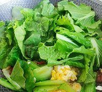 「腊肉鸡蛋小白菜」的做法，家常美味小炒菜！#美食 #食谱