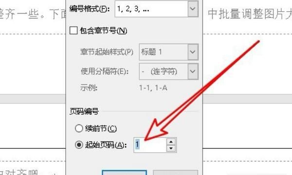 在word07中如何从第二页开始插入页码，Word从第二页开始插入页码“第一页”？图8