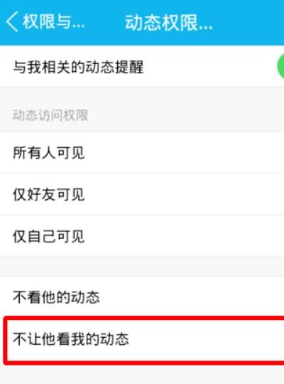 怎么设置才能不让QQ好友看到自己的动态，qq里怎么设置不要让一个人看到我发的动态？图13