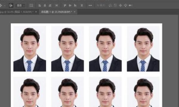 如何将照片通过PS改成1寸尺寸的证件照，photoshop如何制作8张一版1吋的证件照？图4