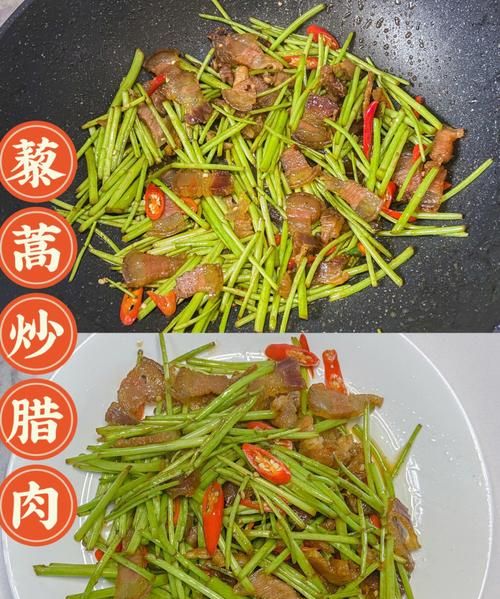 肉丝炒芦蒿怎么做