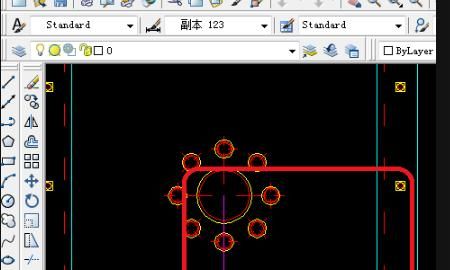 cad 2008自学教程：[1]熟悉掌握 CAD软件界面，cad 2008自学教程：[53]怎么画cad客厅开关布置？图5