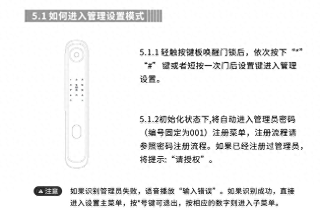 指纹锁怎么进入管理员模式？记住管理员密码才能进入管理系统