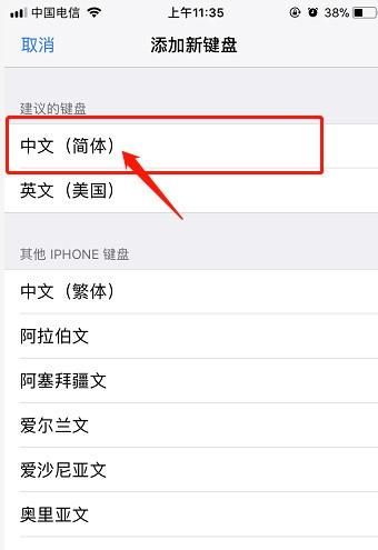 苹果手机语言的中英文切换，苹果手机打字怎么全是英文字母？图8